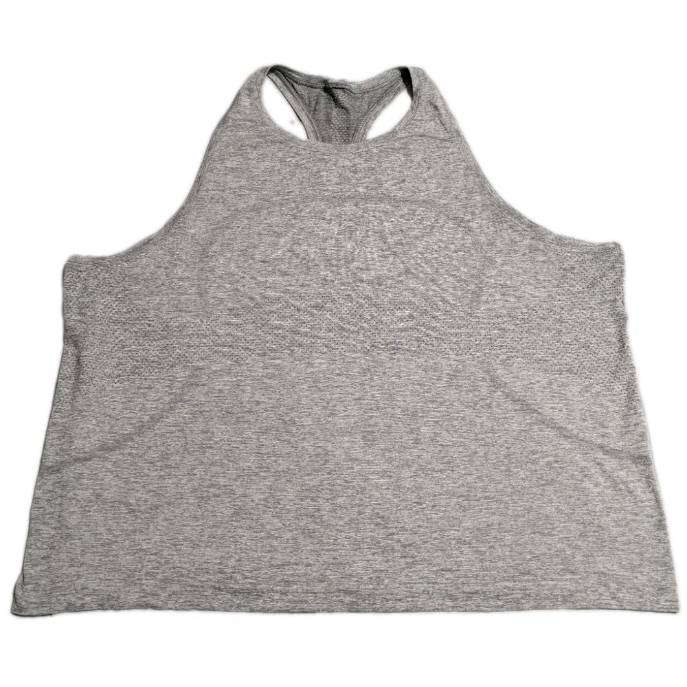 Lululemon Swiftly Tech High Neck Tank Top 2.0 Womens 10 Race Length Gray